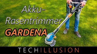 🔥BESTER AKKU RASENTRIMMER im Sortiment Gardena ComfortCut im Test🌿🌿  Review amp Test [upl. by Elidad636]