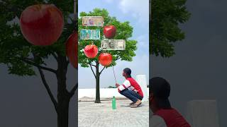 funny vfx fruit money tree magic kinemaster editing video shorts ytshorts youtubeshorts [upl. by Nnaarual]