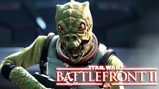 Star Wars Battlefront II Bossk vs Han Solo [upl. by Leiram]