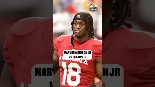 Marvin Harrison Jr VS LA Rams 😤 [upl. by Nemaj]