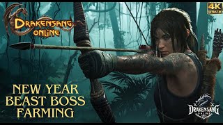 Drakensang Online  New Year Beast Boss Farming  Drop  Gameplay  Drakensang  Dso [upl. by Ahsiemak370]