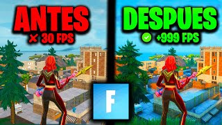 La MEJOR OPTIMIZACION Para FORTNITE C5S3 ✅ AUMENTA FPS [upl. by Lyontine]