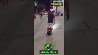 Voando baixo com monociclo elétrico no parque em recife Pernambuco [upl. by Aran]