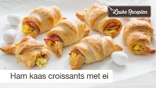 Ham kaas croissants met ei [upl. by Anitaf867]