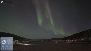 Aurora Over Kangerlussuaq Airport Greenland  September 24 2024 [upl. by Ilaire]