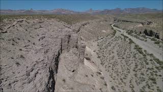 A closer look at a few Arroyos above Bullhead City Arizona from the air [upl. by Ax219]