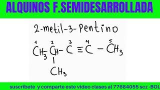 ALQUINOS 2metil3pentino [upl. by Alexander]