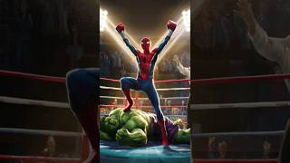 Spiderman vs HULK 💥 Boxing Match 💥 avengers superhero marvel venom spiderman venom2 [upl. by Callan]