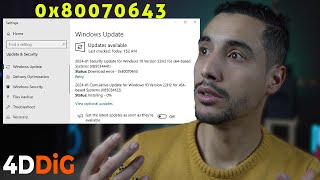 Windows Échec de la mise à jour KB5034441  Comment réparer lerreur 0x80070643  Tenorshare 4DDiG [upl. by Etteniuqna]