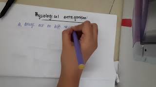 physiological antagonism II Pharmacology mp4 [upl. by Meadow]