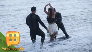 ¡EXCLUSIVA Captamos a Yalitza Aparicio en las playas de Tijuana haciendo una sesión de fotos [upl. by Eolcin]