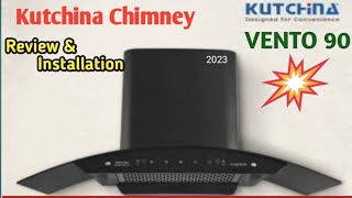 Kutchina kitchen Chimney Vento 90 model  90 centimetre 2023 Reviews [upl. by Anomas]