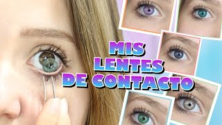 ME PRUEBO TODOS MIS LENTES DE CONTACTO 12 PARES  Brenda Sander [upl. by Sarita]