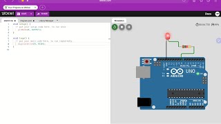 LESSON 1How To Easily Code LED By Using Arduino Simulator  FAST Tutorial  Wokwi [upl. by Tonkin486]