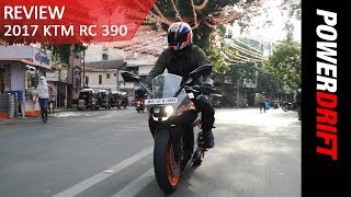 KTM RC 390 2017  The Good and The Bad  PowerDrift [upl. by Leachim]