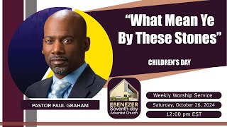 Ebenezer SDA Church Weekly Stream  October 19 2024 [upl. by Neetsirhc]