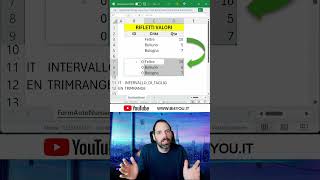 Funzione TRIMRANGE excel exceltips exceltricks exceltutorial [upl. by Ruelle819]