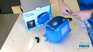 Unboxing AquaForte AP Luftpumpe [upl. by Berthoud628]