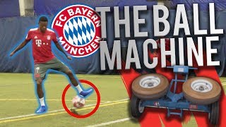 100MPH BALL MACHINE VS FC BAYERN [upl. by Jezrdna]