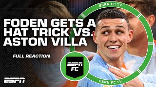 THIS KID IS SPECIAL 👀 Reaction to Phil Fodens hat trick vs Aston Villa  ESPN FC [upl. by Lauryn]