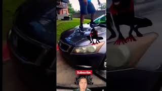 Spider Man Almost Gets His Car Towed 😱 [upl. by Notnel]