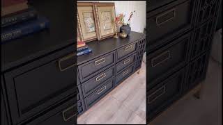 Old dresser makeover Before after thecuratedattic flippingfurnitureshorts youtubeshorts [upl. by Edmondo]