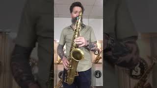 BUESCHER “new aristocrat” tenor sax c 1933 [upl. by Yeleek239]