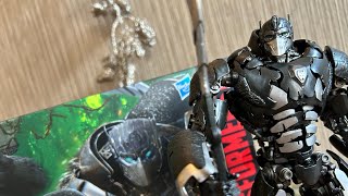 transformers YOLOPARK Optimus Primal stop Motion assembly [upl. by Aihseuqram640]