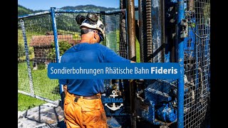 Sondierbohrungen in Fideris GR [upl. by Showker]