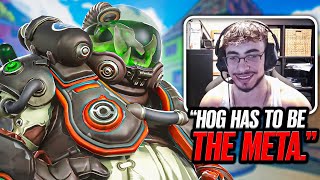 MAKING PROS THINK HOG IS META  Overwatch 2 [upl. by Odnalref]