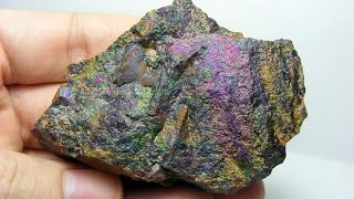 h 54  Goethita Irisada  Goethite iridescent  Filon Sur  Tharsis  Huelva  España [upl. by Nythsa]