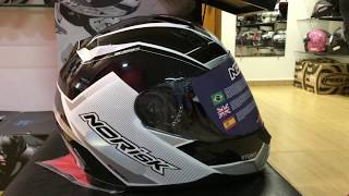 CAPACETE NORISK FF391 STORM PRETOCINZA 11998067042 [upl. by Zuleika]