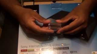 Sony BDPS3100 BluRay Player Unboxing [upl. by Vatsug567]