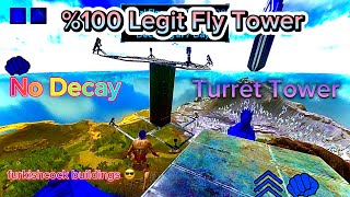 Ark Mobile  How To Make Flying Turret Tower  100 Legit No Hack [upl. by Oicinoid]