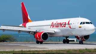 AVA4849 A320 Avianca procedente de SKBO BOG a IBE SKIB Aterrizó 1629pm HK5406 🟢🇨🇴✈️ ex viva [upl. by Jolie96]