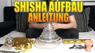 SHISHA AUFBAU ANLEITUNG FÜR ANFÄNGER  Zu zweit rauchen [upl. by Aihsena]