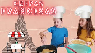 Receta fácil para hacer crepas [upl. by Lingwood]