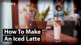 How To Make An Iced Latte Easy Iced Latte Recipe With A Simple Twist [upl. by Ursulina]