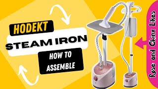 How to assemble Hodekt Steam Iron  Garment steaming iron [upl. by Adina]