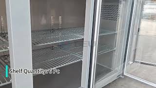 3 glass door undercounter chiller and freezer [upl. by Hamirak]