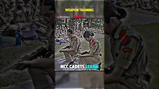 WEAPON TRAINING PART  2 😎  NCC Cadets Trained In Opening And Closing Rifle  indianarmy ncclife [upl. by Tatum]