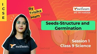 SeedsStructure and Germination  ICSE Class 9  Biology Online Class  Session 1  Swiflearn [upl. by Yretsym]