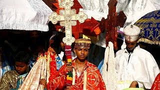 Ethiopian orthodox Christians mark the baptism of Jesus Christ [upl. by Karwan233]