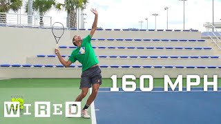 Why Its Almost Impossible to Hit a 160 MPH Tennis Serve  WIRED [upl. by Mosier299]