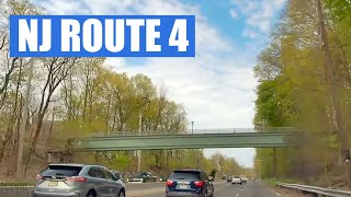 NJ Route 4 drive Teaneck to Paramus [upl. by Airuam]