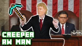 Presidents Sing Creeper Aw Man AI Music Video [upl. by Annyl348]