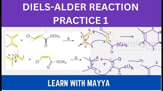 How to Predict The Products of DielsAlder reaction 2 practice examples [upl. by Einaffets258]