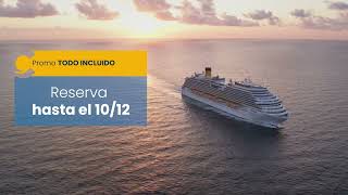 Costa Cruceros TODO INCLUIDO desde 699€ [upl. by Tanaka]