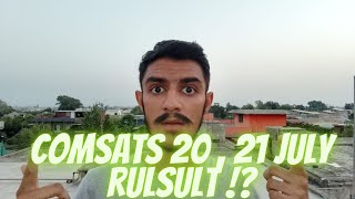 COMSATS NTS TEST RESULT 2024  Life At Comsats University Islamabad [upl. by Burnard12]