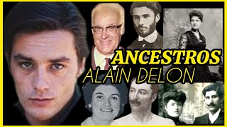 ALAIN DELON SUS ANCESTROS [upl. by Ennagrom]